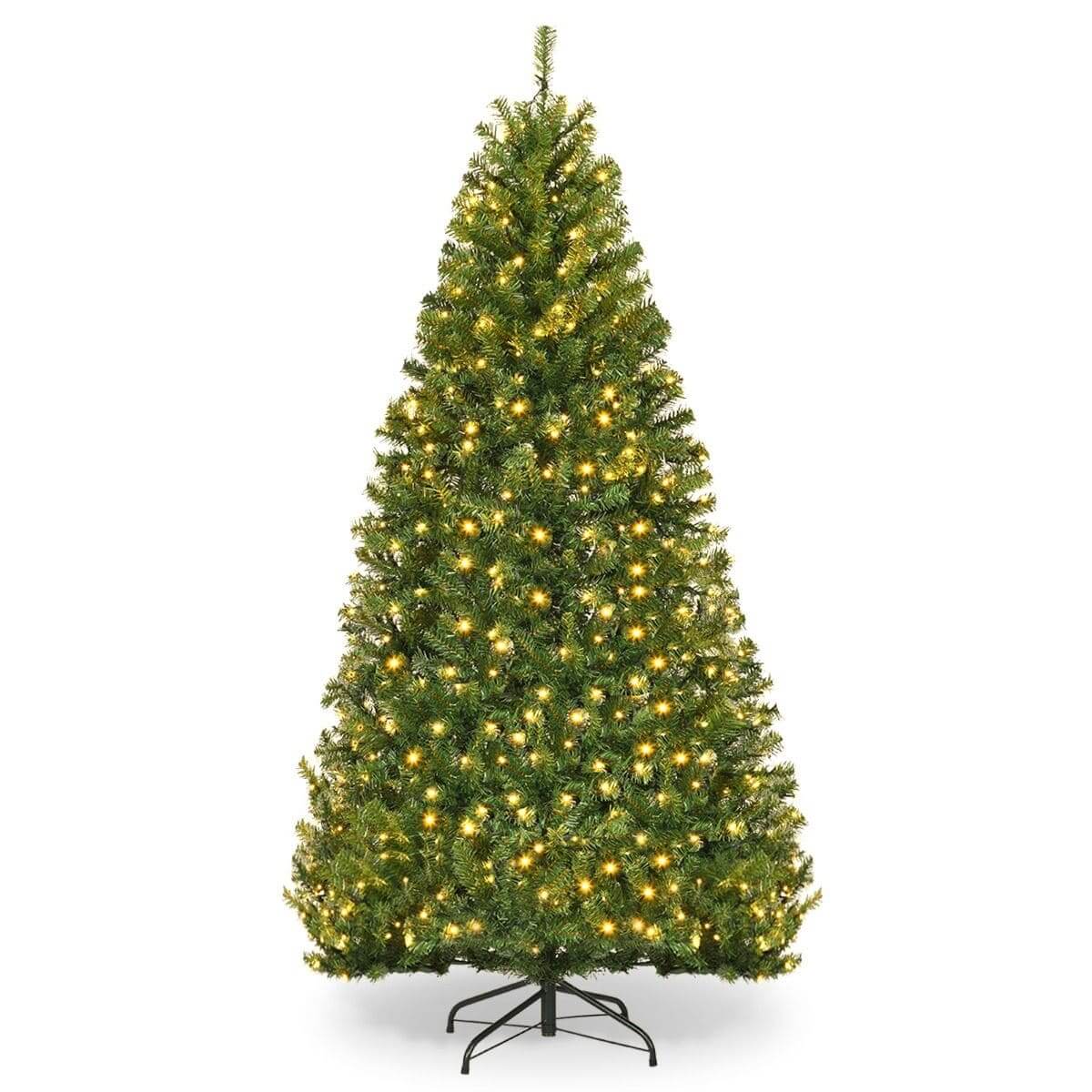 Dirbtinė Kalėdų Eglutė Su 11 LED Apšvietimo Režimų, 180 cm