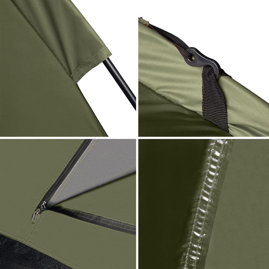 Dvivietė Žyginė Palapinė Nils Camp NC6010 Hiker 3000 mm Atspari Lietui