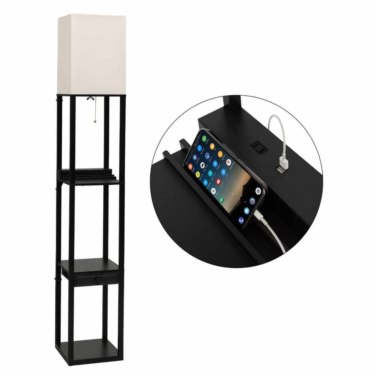 Bathroom Cabinet Dresser With Shelves Classic