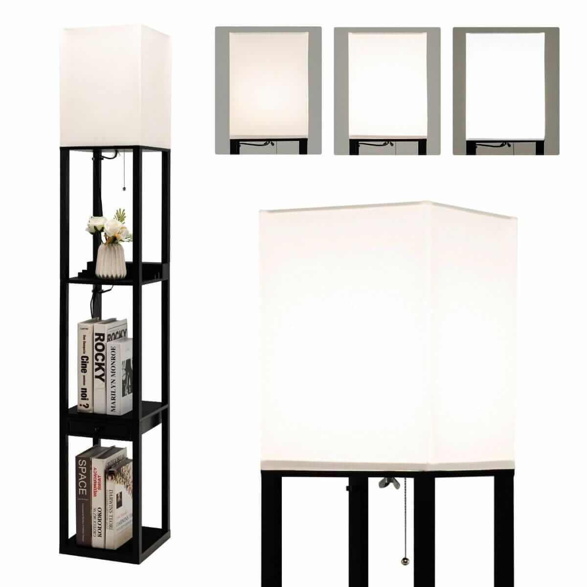 Bathroom Cabinet Dresser With Shelves Classic