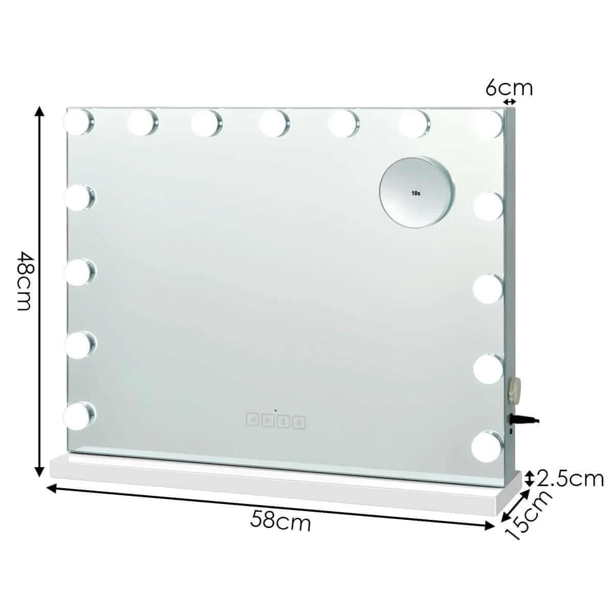 Jewelry And Accessories Cabinet With Mirror 156 × 37 × 46 cm