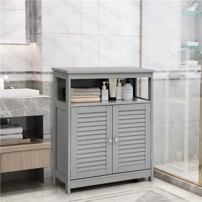 Classic Vertical Bathroom Cabinet With Shelf