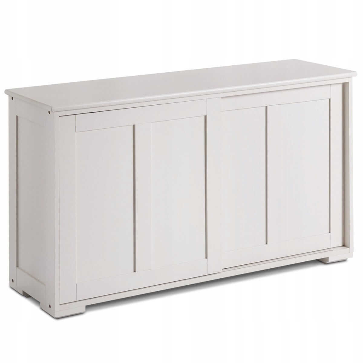 Komoda Su Stumdomomis Durelėmis Balta 106,5 × 60 × 33 cm