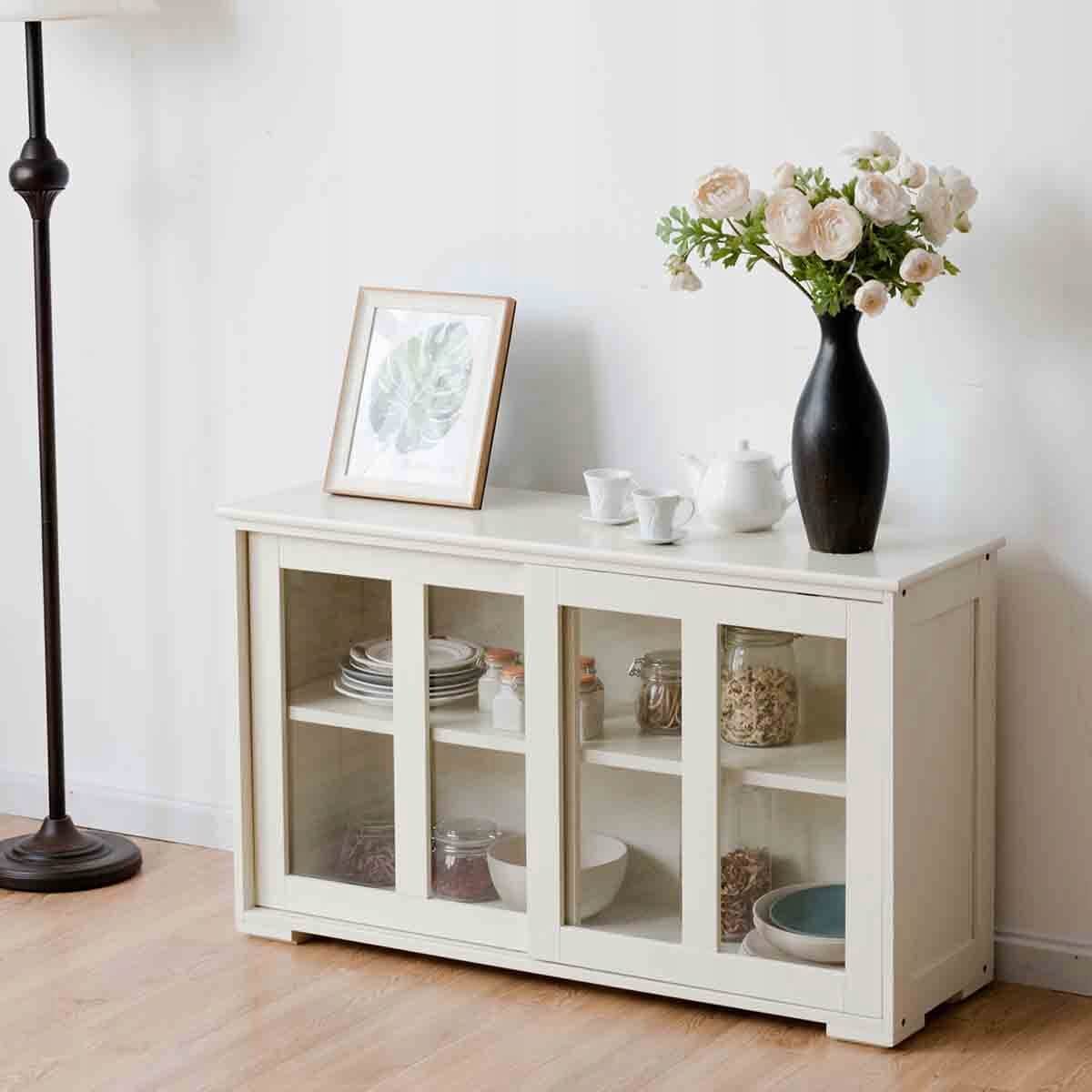 Wooden 4-Level Sideboard 80 X 24 X 119.5 Cm