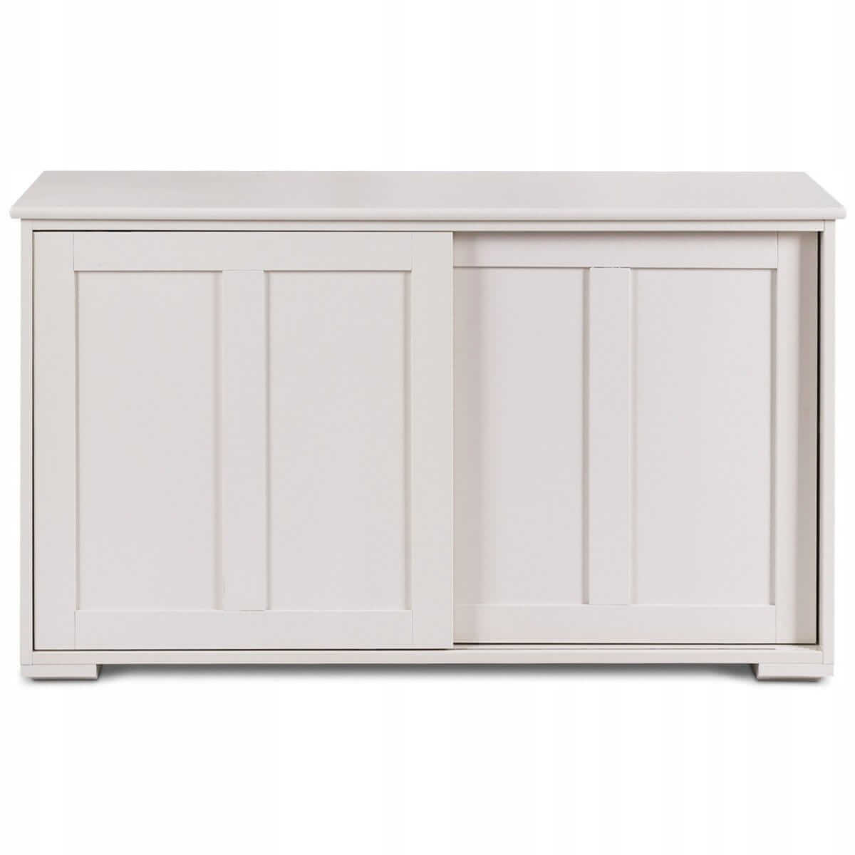 Komoda Su Stumdomomis Durelėmis Balta 106,5 × 60 × 33 cm