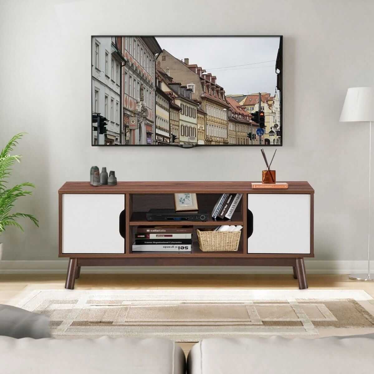 Wooden TV cabinet Chest of drawers 120 X 39 X 31.5 cm