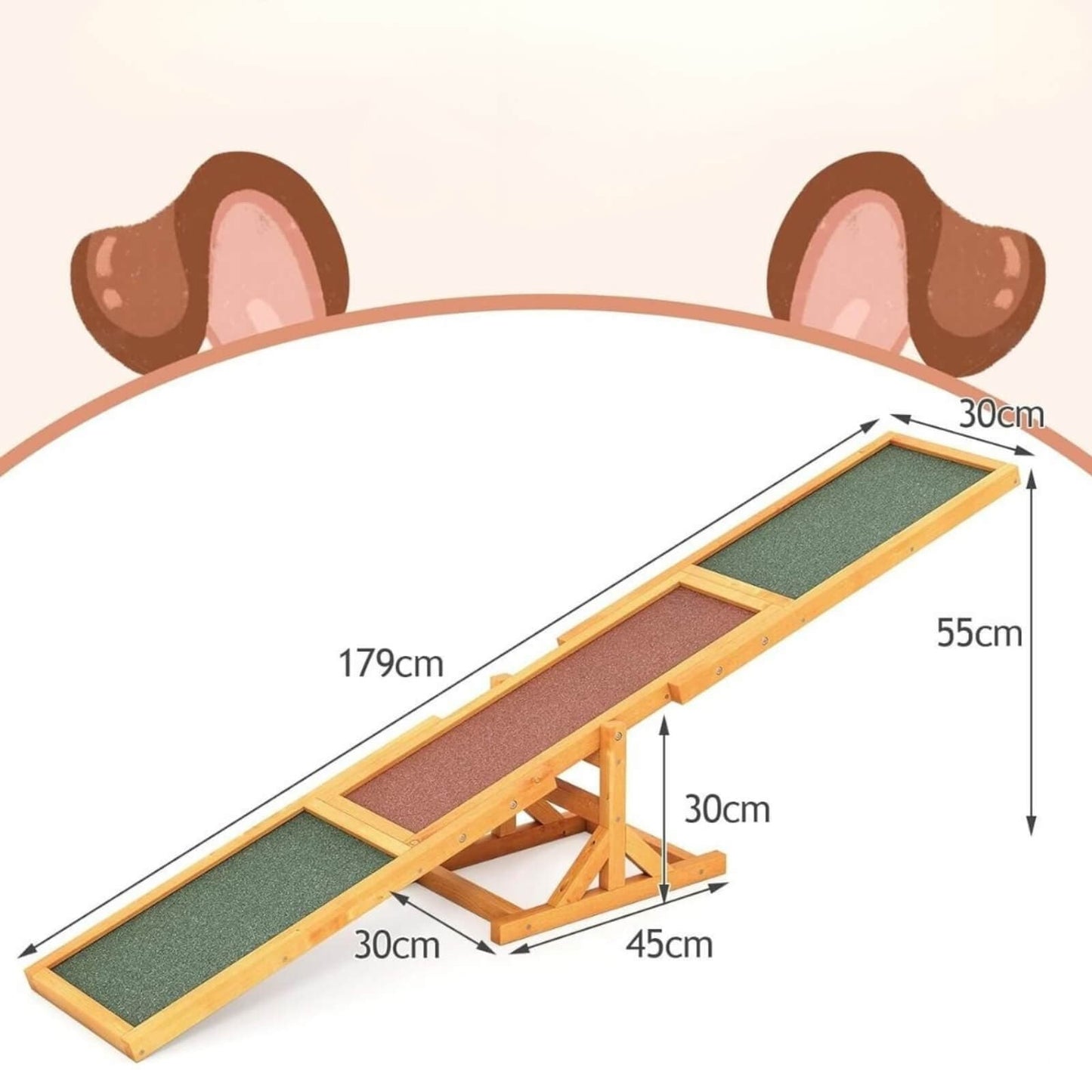 Medinė Šunų Dresūros Ir Balanso Sija, Lauko Treniruotėms