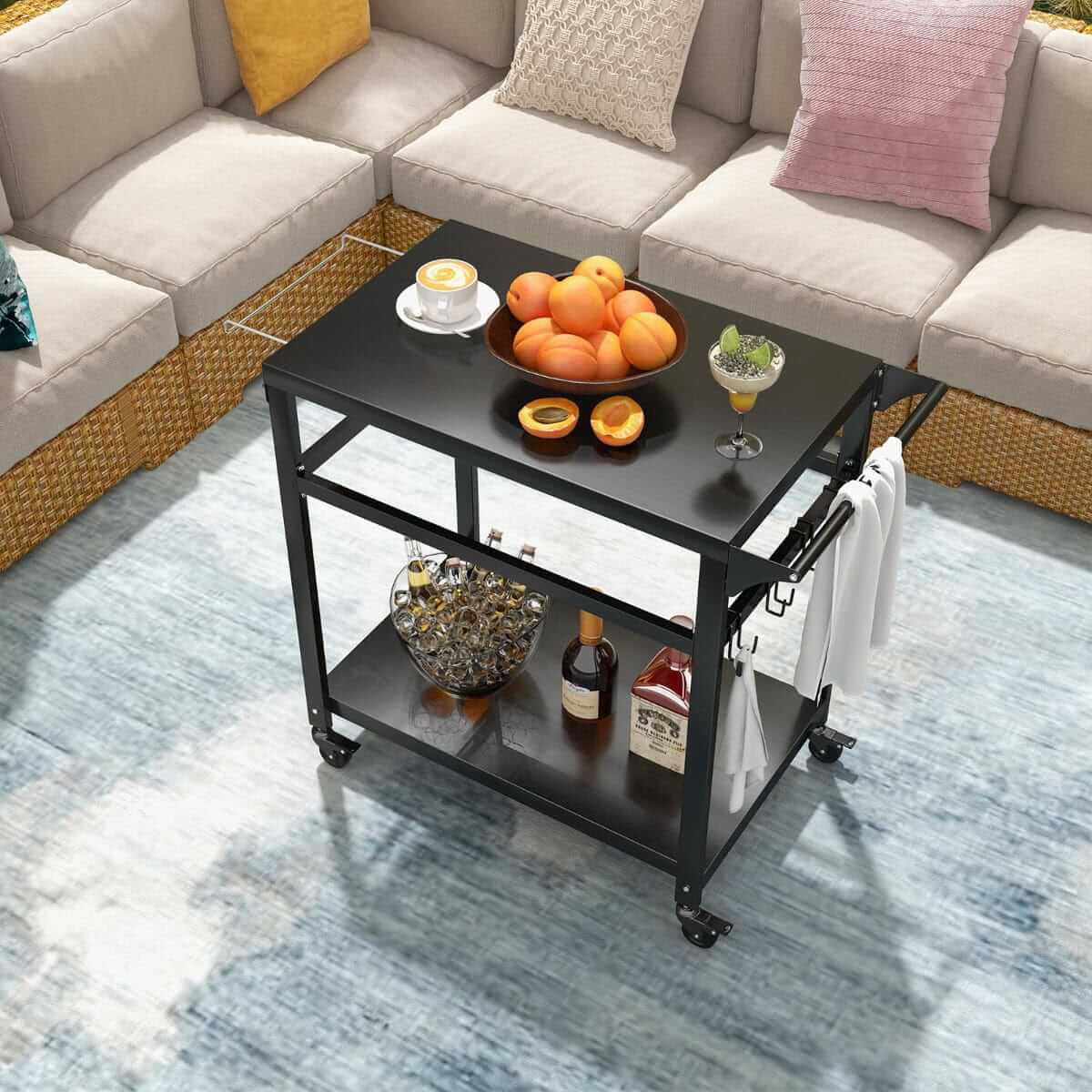 Wooden 4-Level Sideboard 80 X 24 X 119.5 Cm