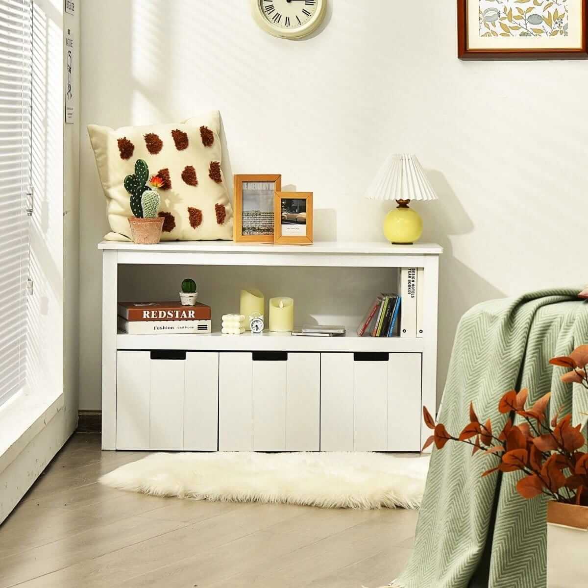 Bathroom Cabinet Dresser With Shelves Classic