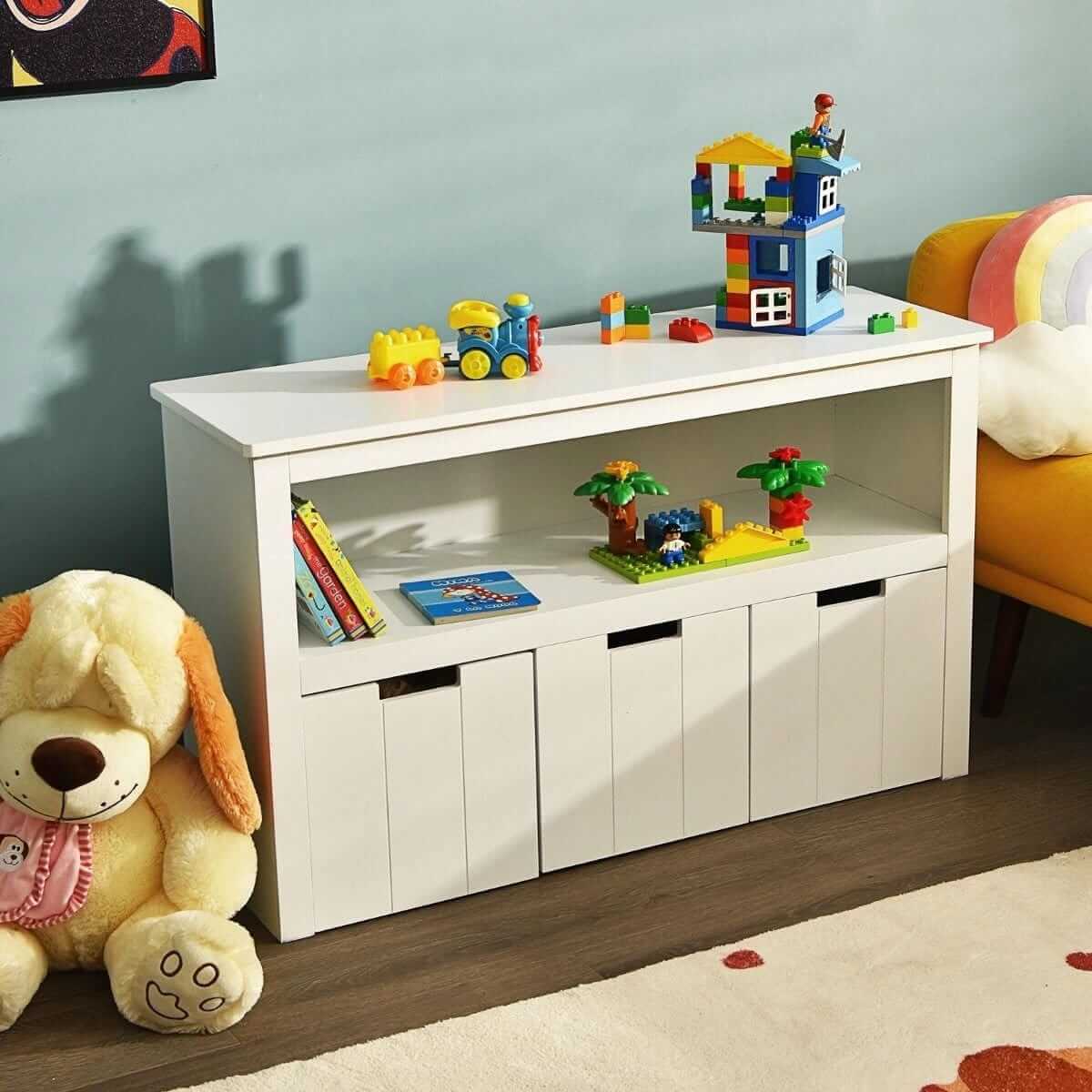 Bathroom Cabinet Dresser With Shelves Classic
