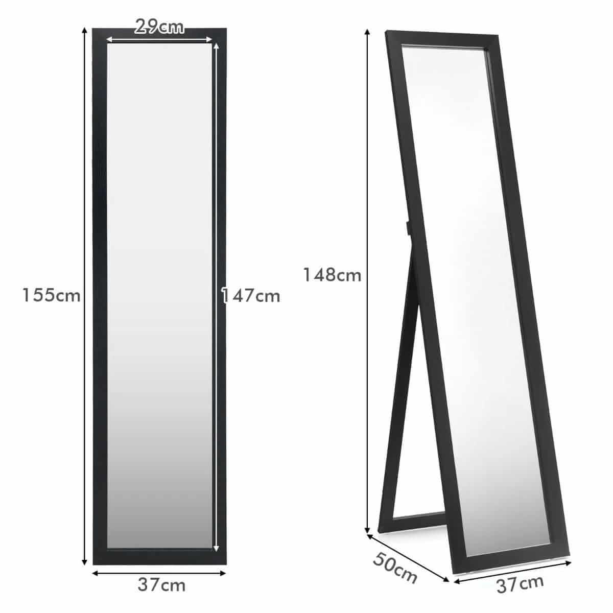Jewelry And Accessories Cabinet With Mirror 156 × 37 × 46 cm