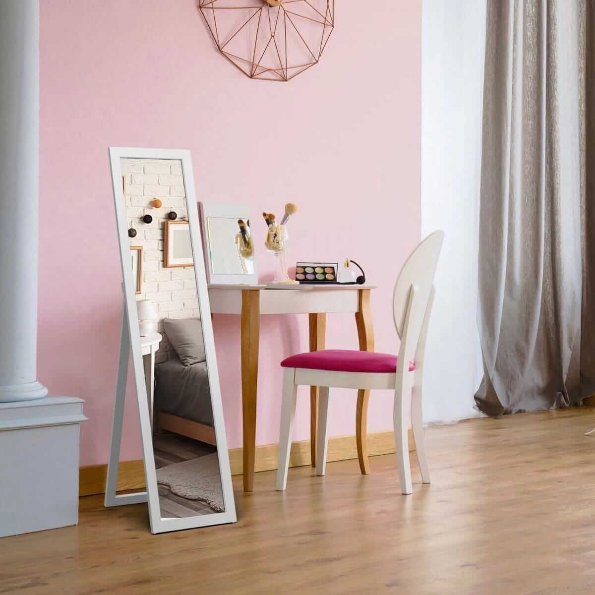 Jewelry And Accessories Cabinet With Mirror 156 × 37 × 46 cm
