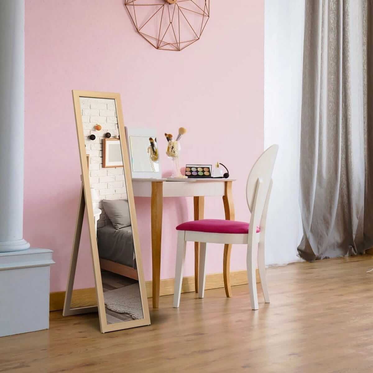 Jewelry And Accessories Cabinet With Mirror 156 × 37 × 46 cm
