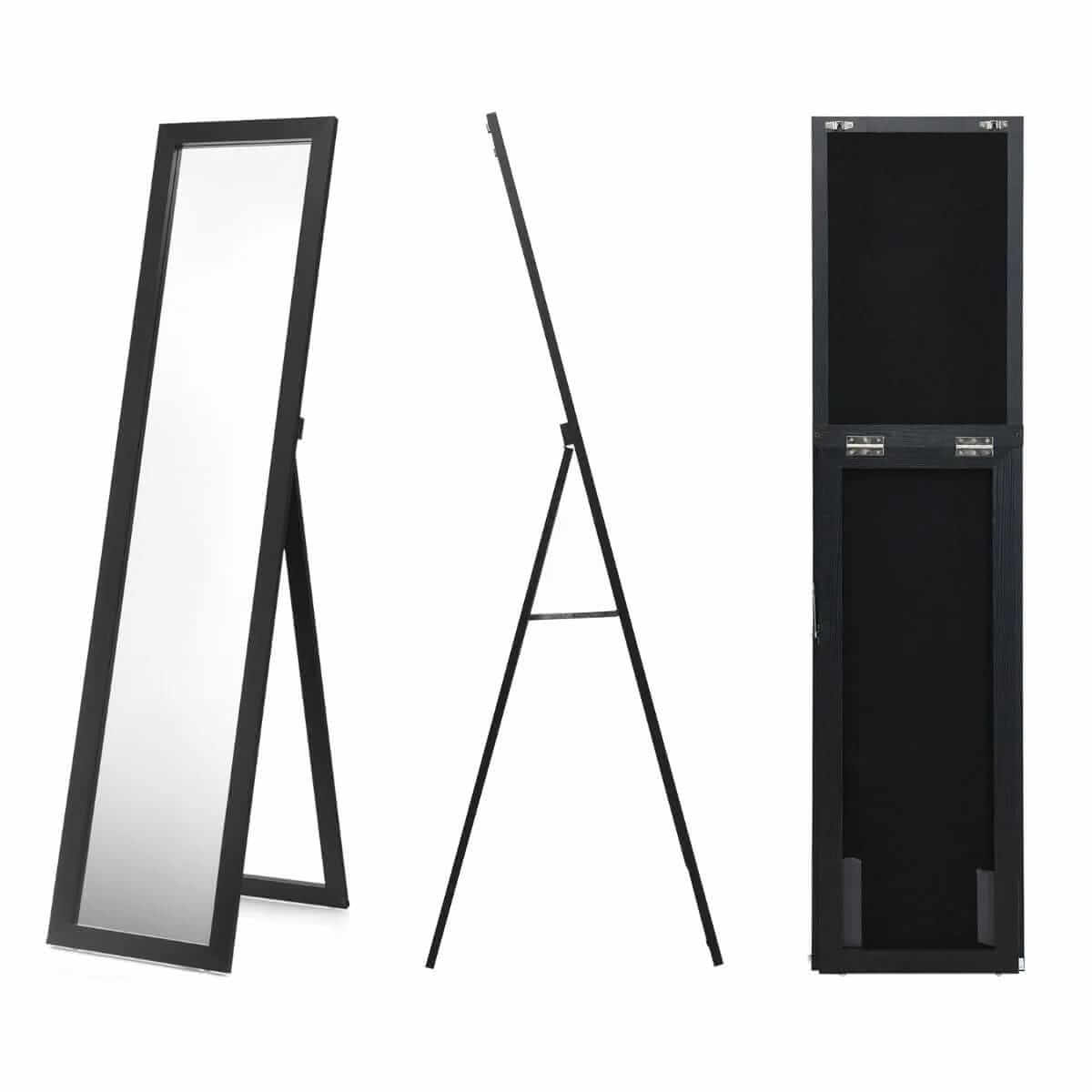 Jewelry And Accessories Cabinet With Mirror 156 × 37 × 46 cm