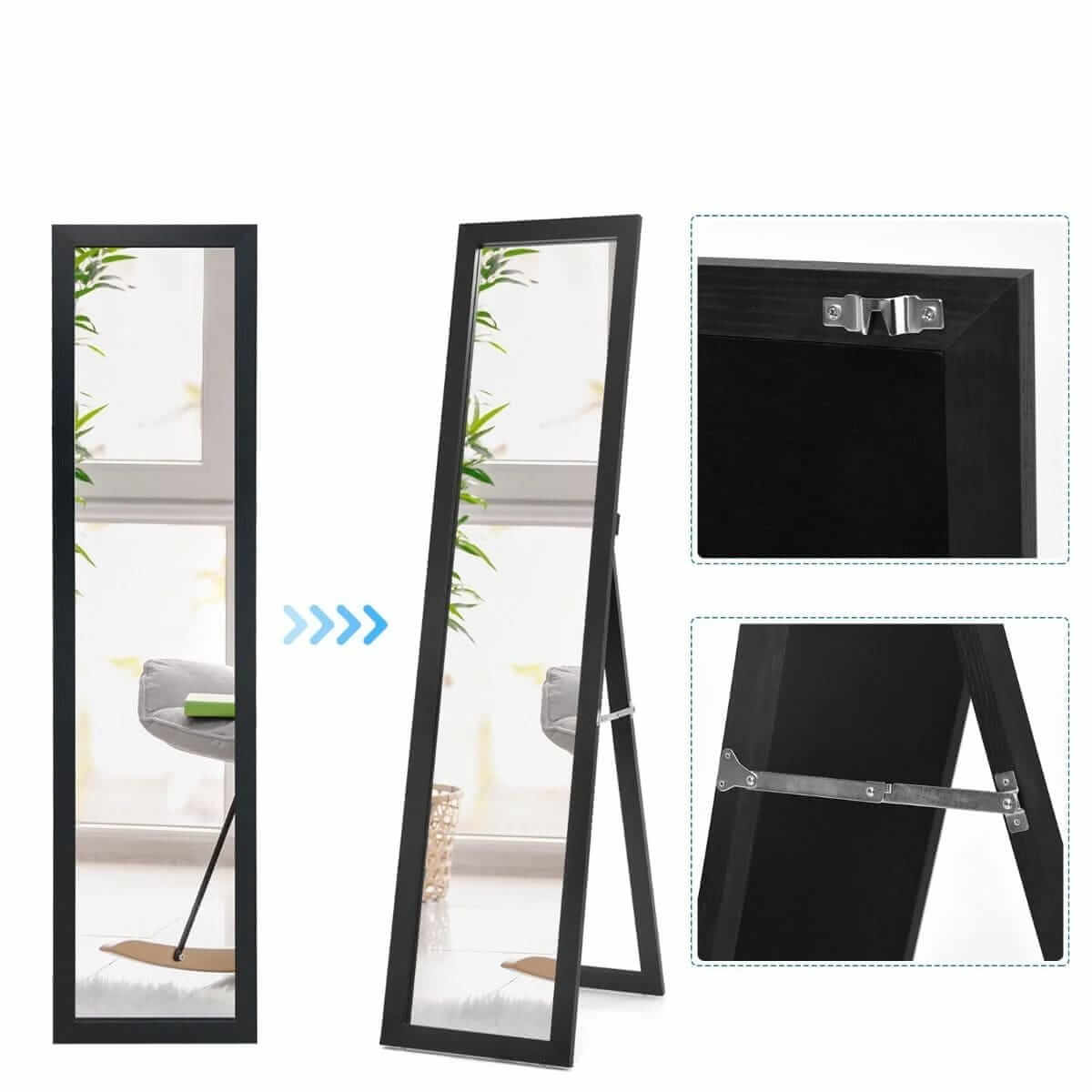 Jewelry And Accessories Cabinet With Mirror 156 × 37 × 46 cm