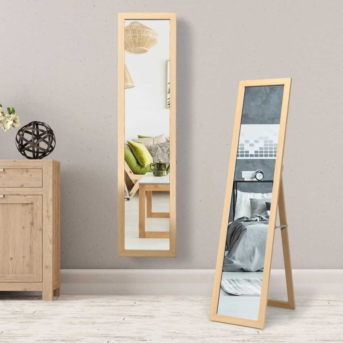 Jewelry And Accessories Cabinet With Mirror 156 × 37 × 46 cm