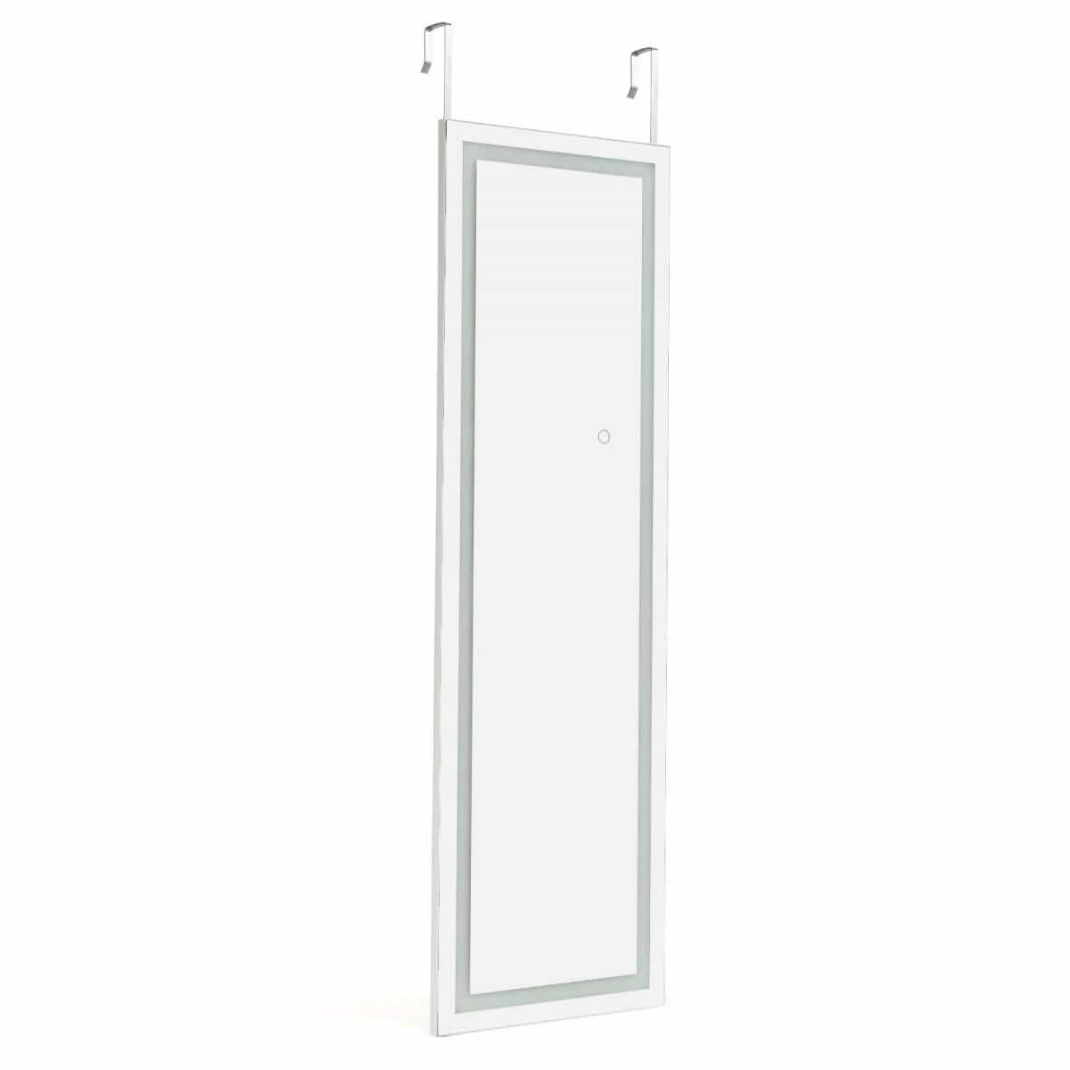 Jewelry And Accessories Cabinet With Mirror 156 × 37 × 46 cm