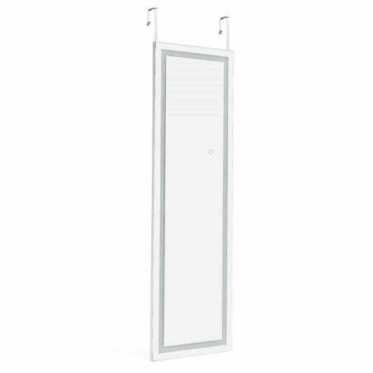 Jewelry And Accessories Cabinet With Mirror 156 × 37 × 46 cm