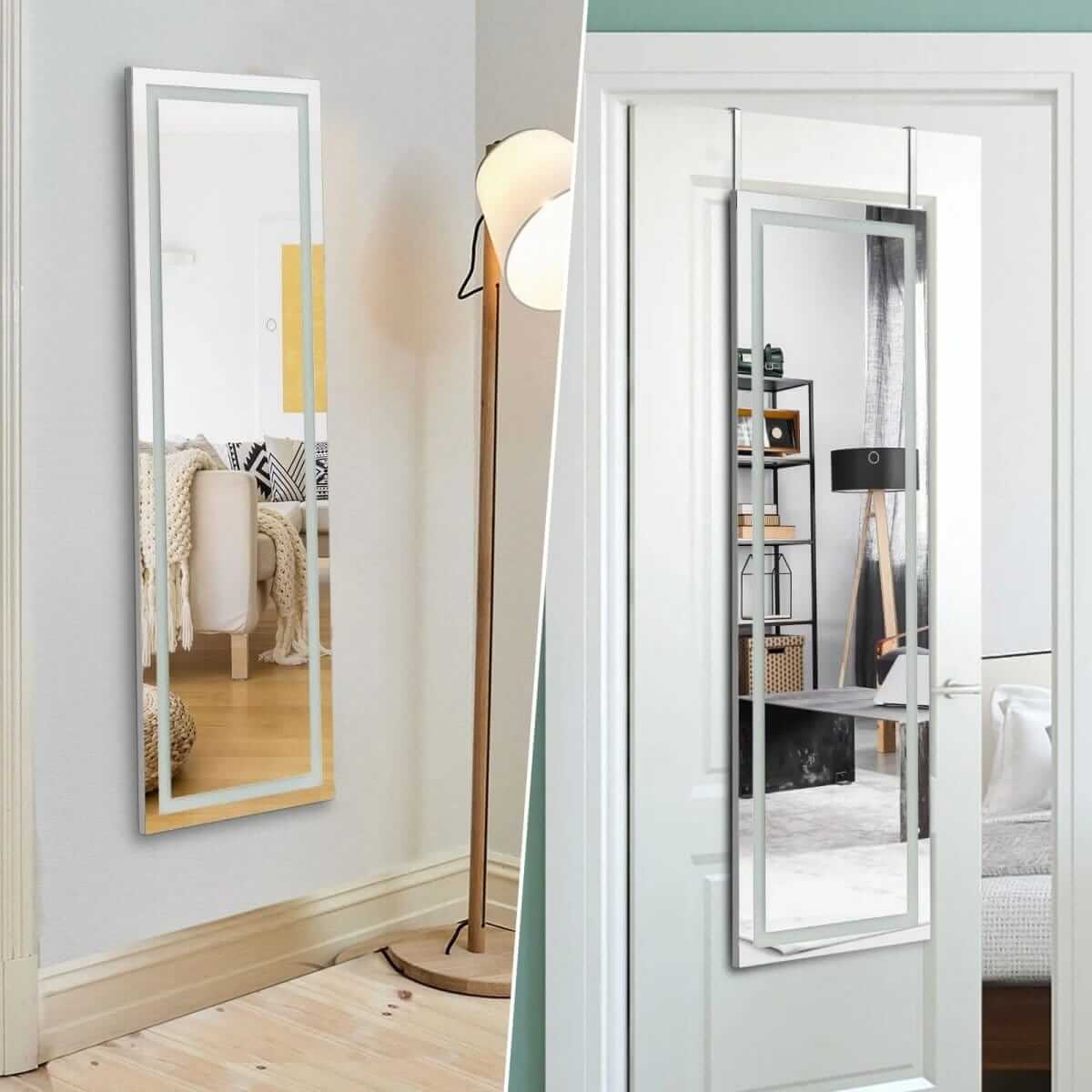Jewelry And Accessories Cabinet With Mirror 156 × 37 × 46 cm