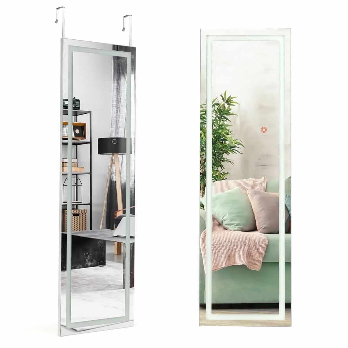 Jewelry And Accessories Cabinet With Mirror 156 × 37 × 46 cm