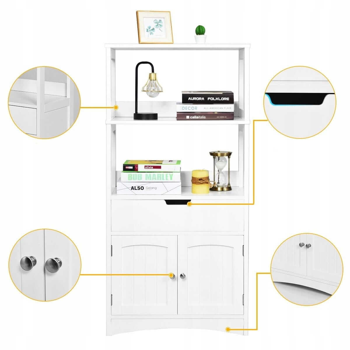 Bathroom Cabinet With Shelves
