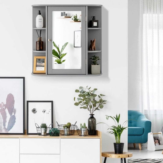Jewelry And Accessories Cabinet With Mirror 156 × 37 × 46 cm