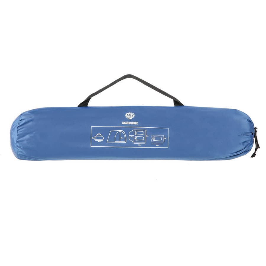 Dvivietė Žyginė Palapinė Nils Camp NC6010 Hiker 3000 mm Atspari Lietui, Mėlyna