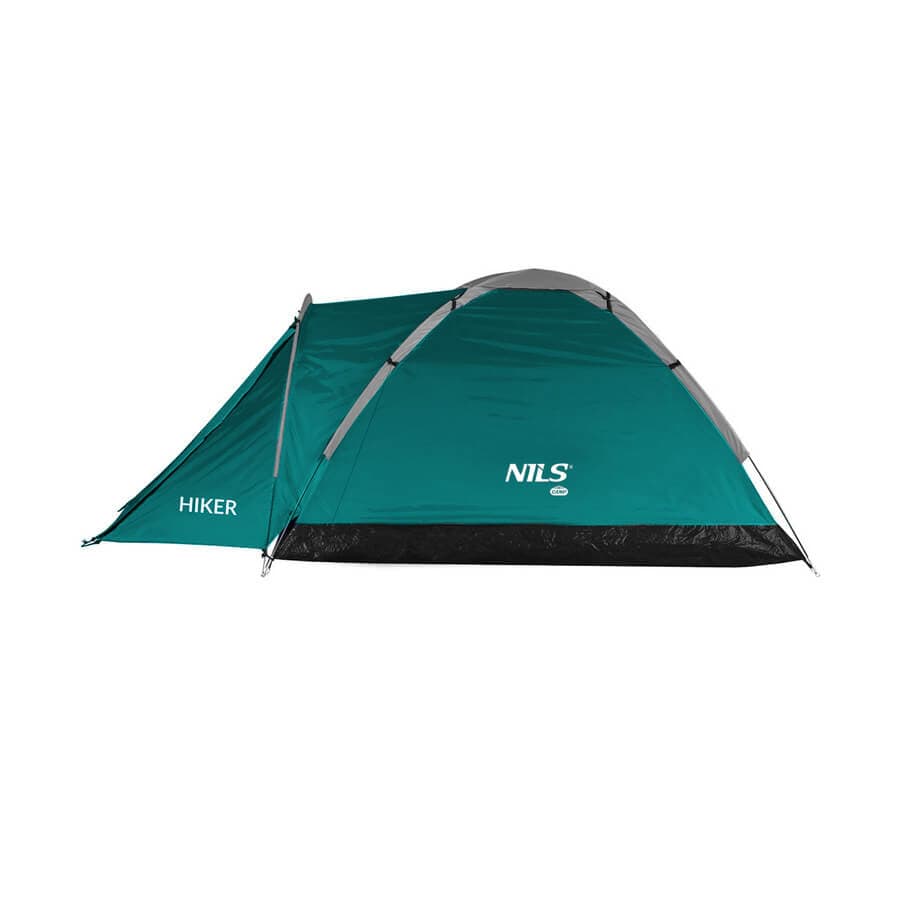 Dvivietė Žyginė Palapinė Nils Camp NC6010 Hiker 3000 mm Atspari Lietui, Žalia