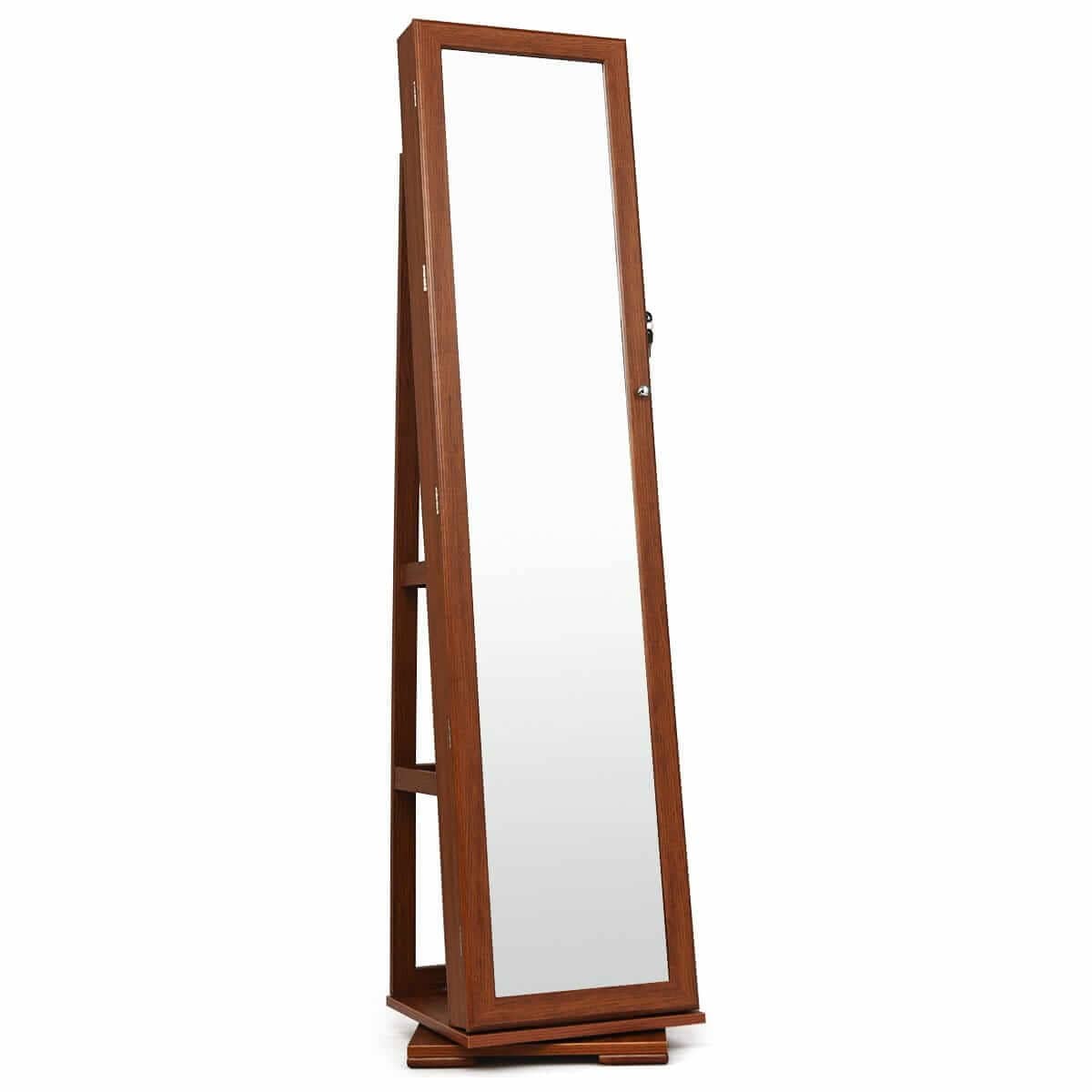 Mirror With Jewelry And Accessories Cabinet 161 × 39 × 39 cm