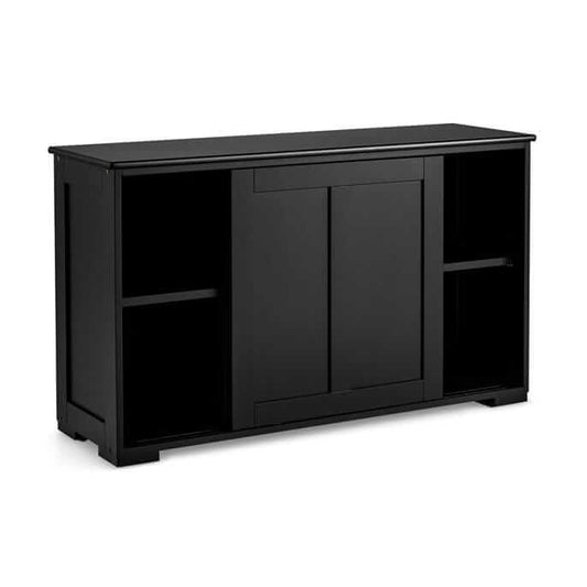Chest of drawers with sliding doors