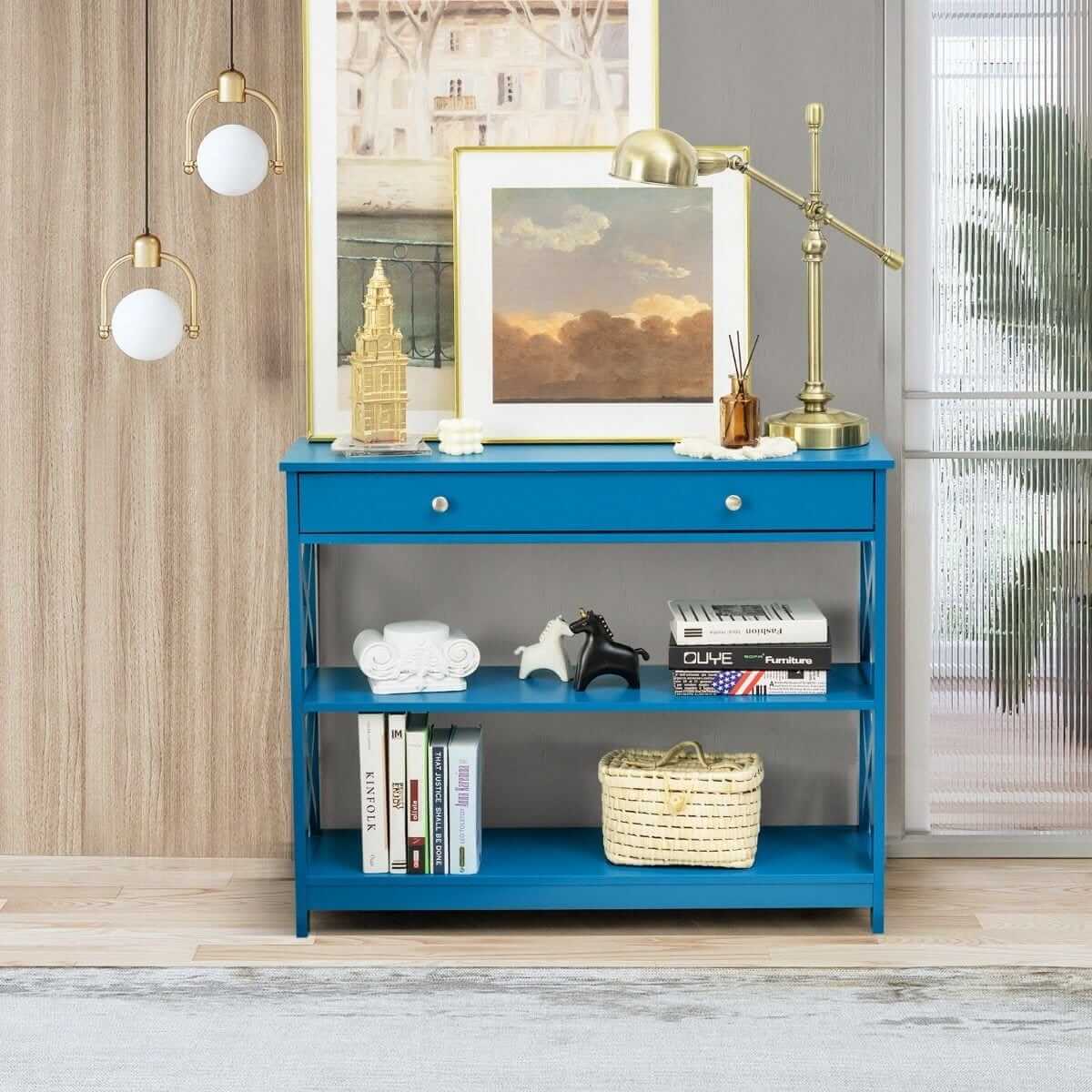 Bathroom Cabinet Dresser With Shelves Classic