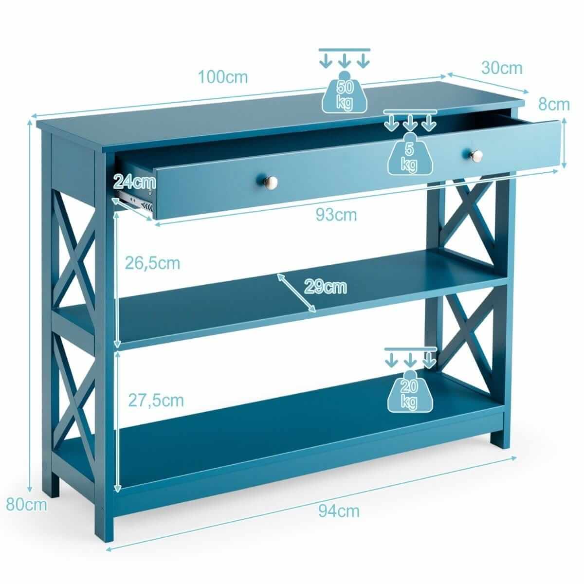 Bathroom Cabinet Dresser With Shelves Classic