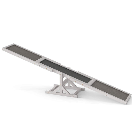 Medinė Šunų Dresūros Ir Balanso Sija, Lauko Treniruotėms, Pilka