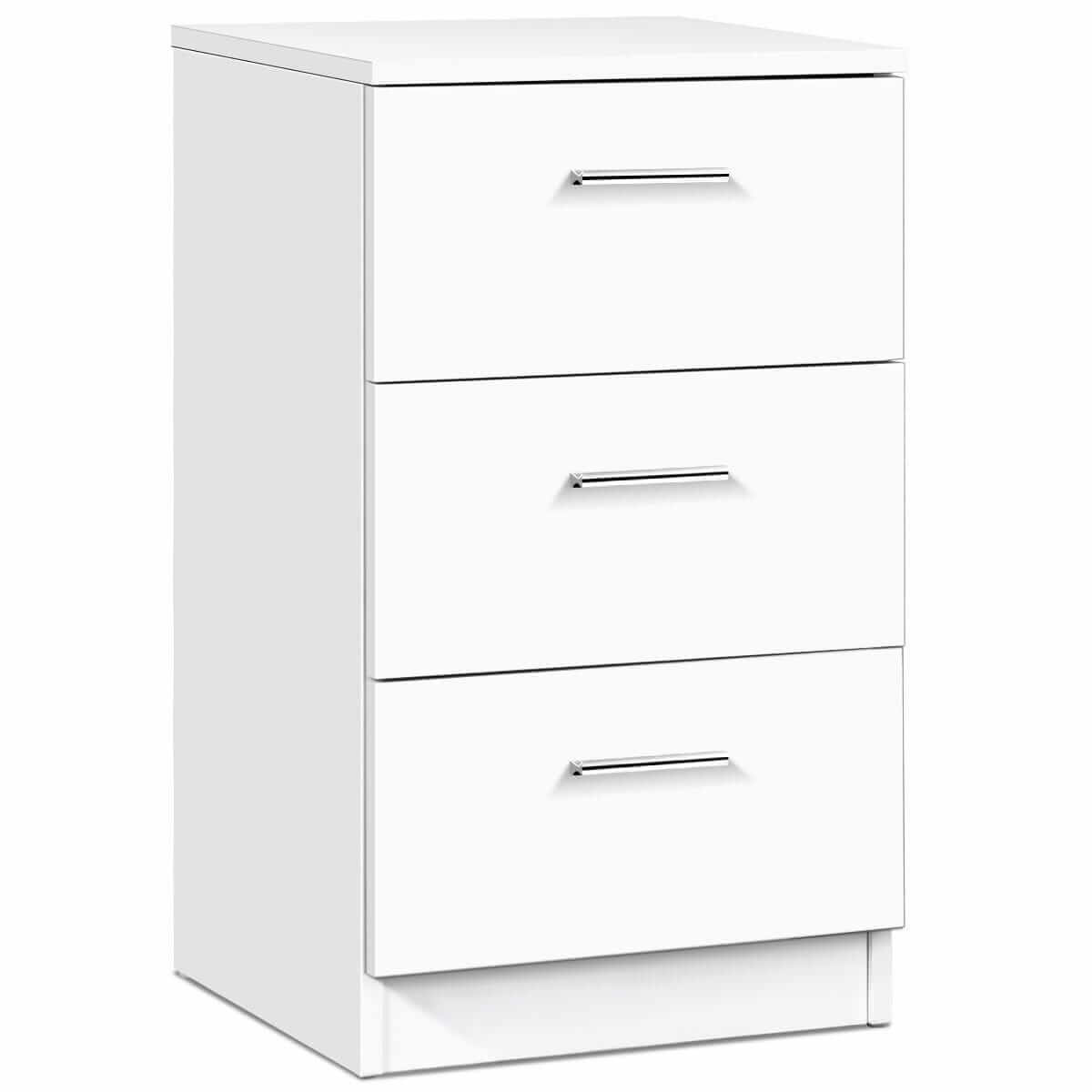 Naktinės Spintelės Komoda Su 3 Stalčiais