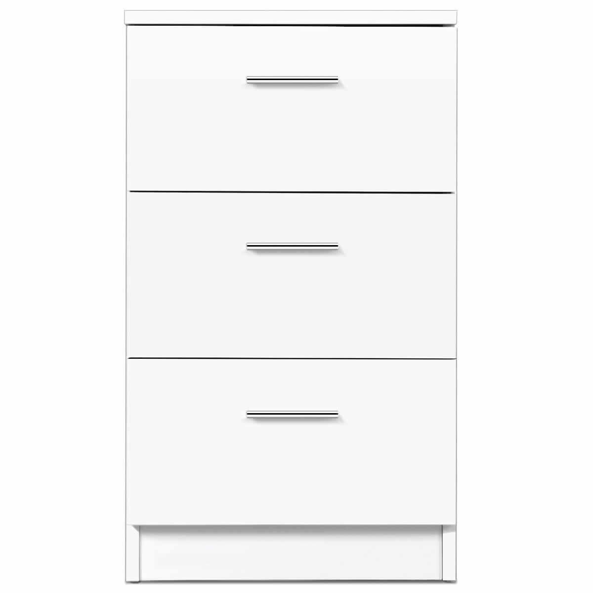 Naktinės Spintelės Komoda Su 3 Stalčiais