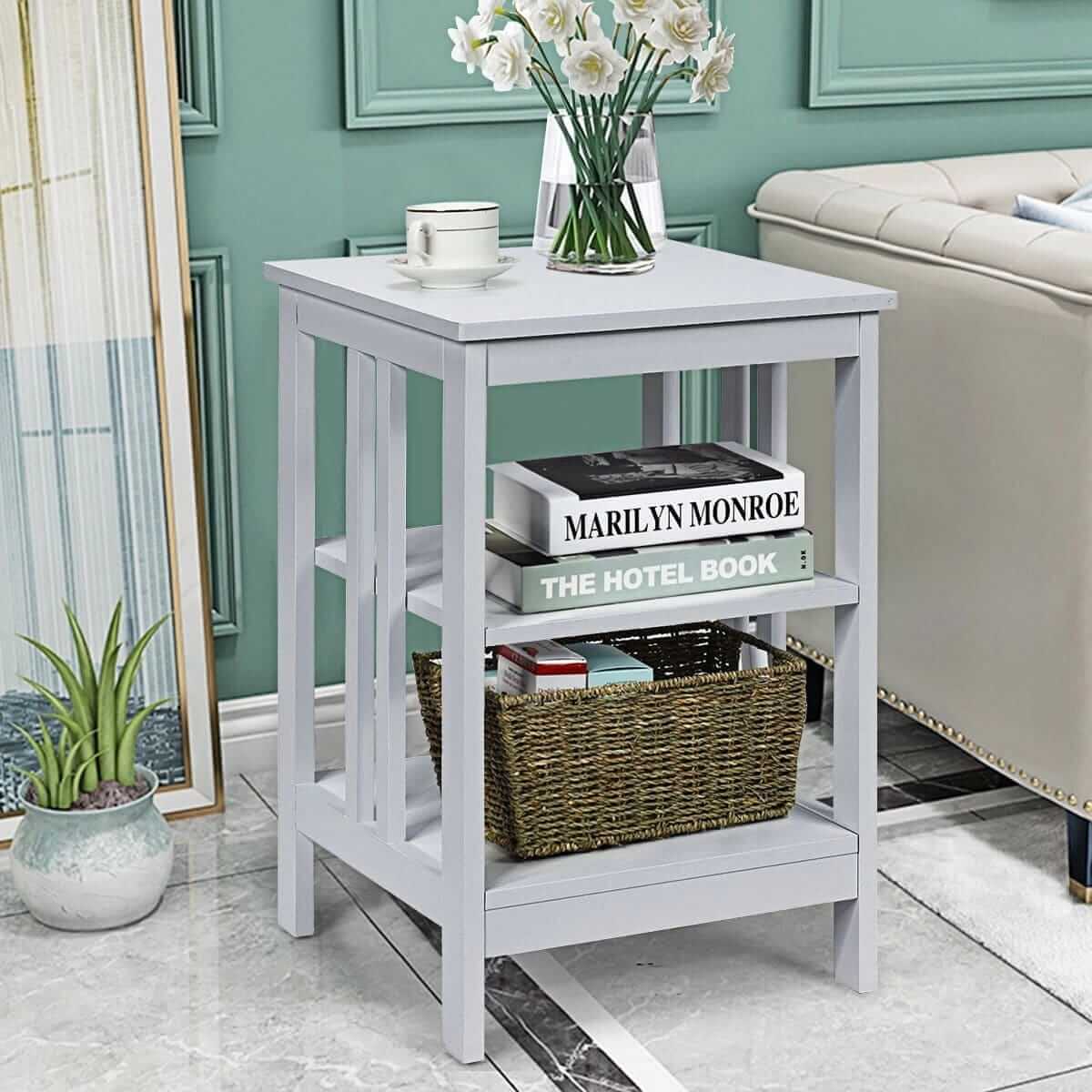 Bathroom Cabinet Dresser With Shelves Classic