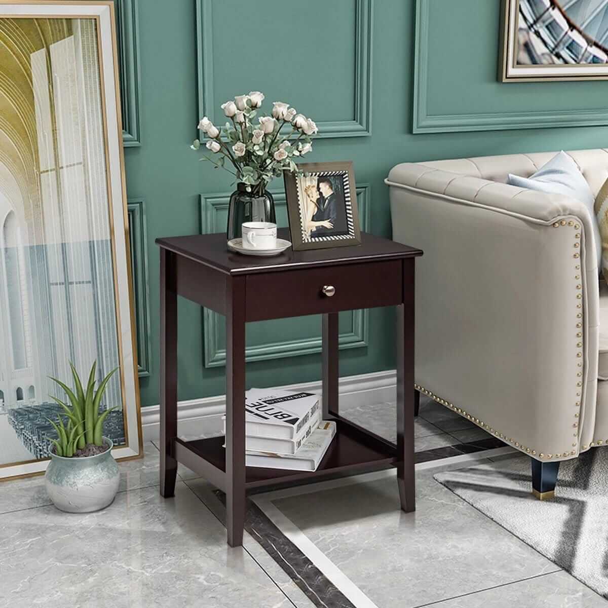 Bathroom Cabinet Dresser With Shelves Classic