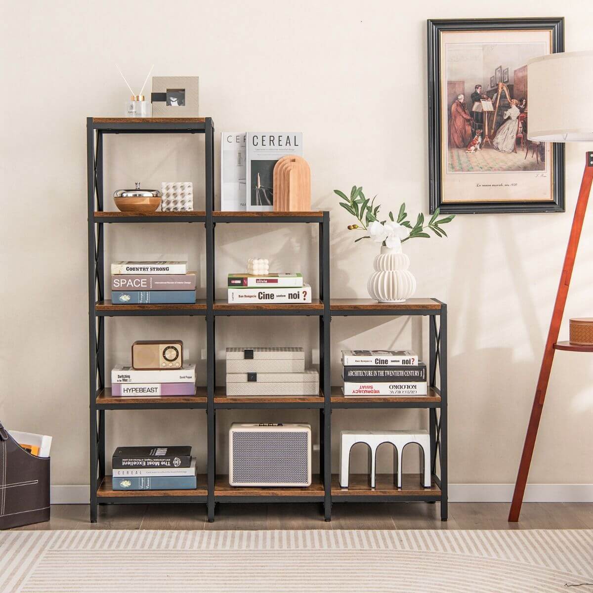 Bathroom Cabinet Dresser With Shelves Classic