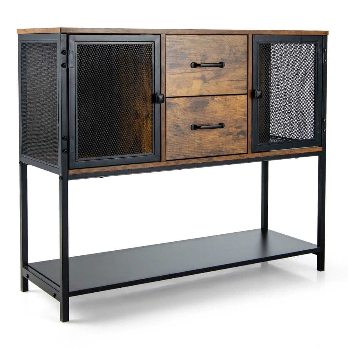 Industrial Style Dresser Cabinet 100 X 35 X 85 cm