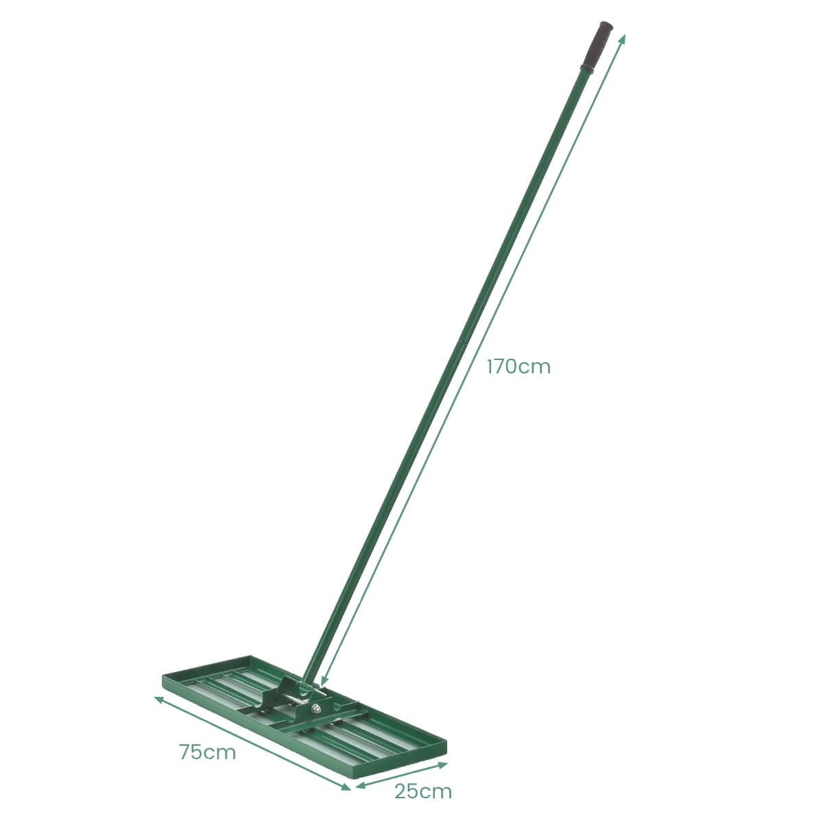 Sodo Vejos Lyginimo (levelingo) Grėblys Su Ilga Rankena 75 cm