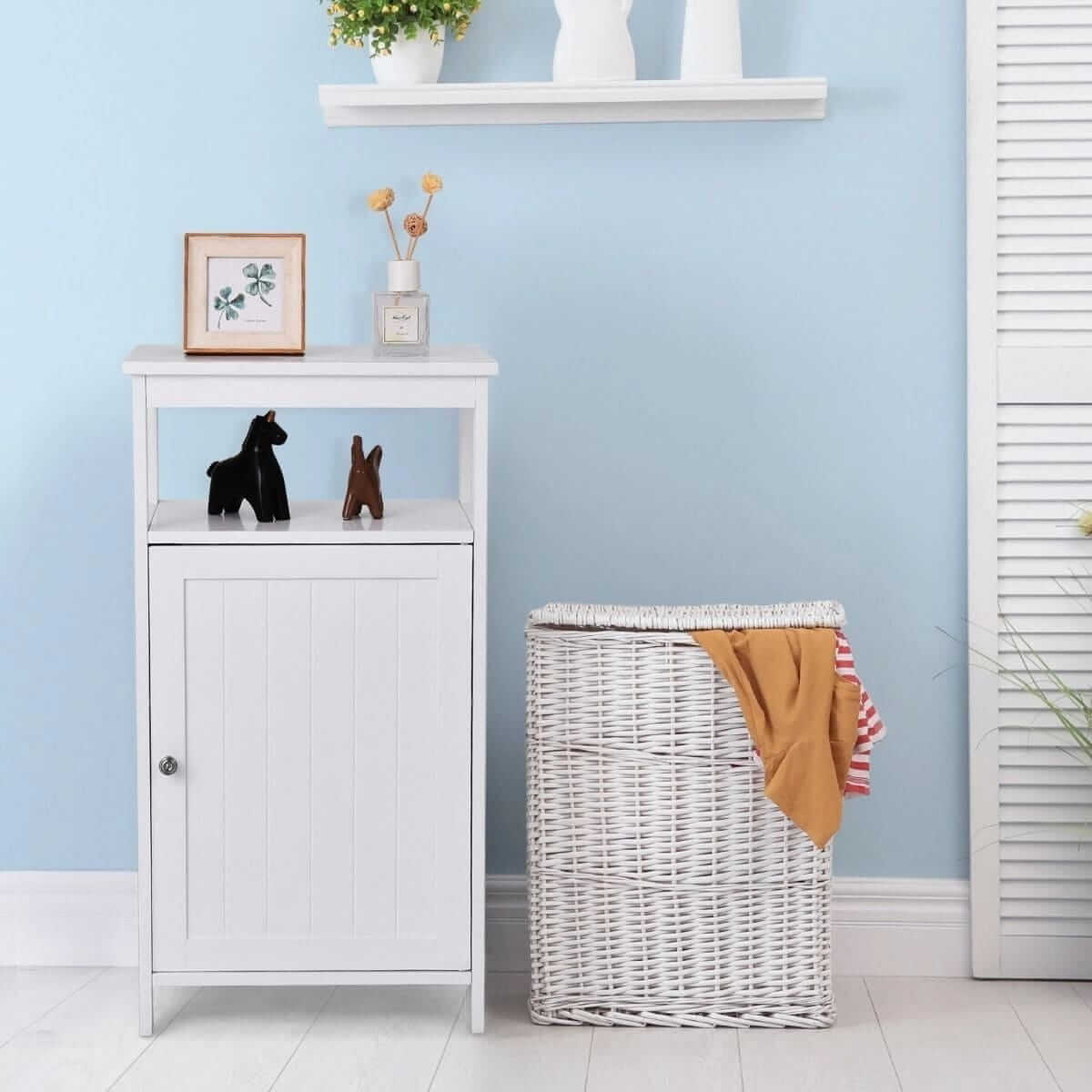 Bathroom Cabinet Dresser With Shelves Classic